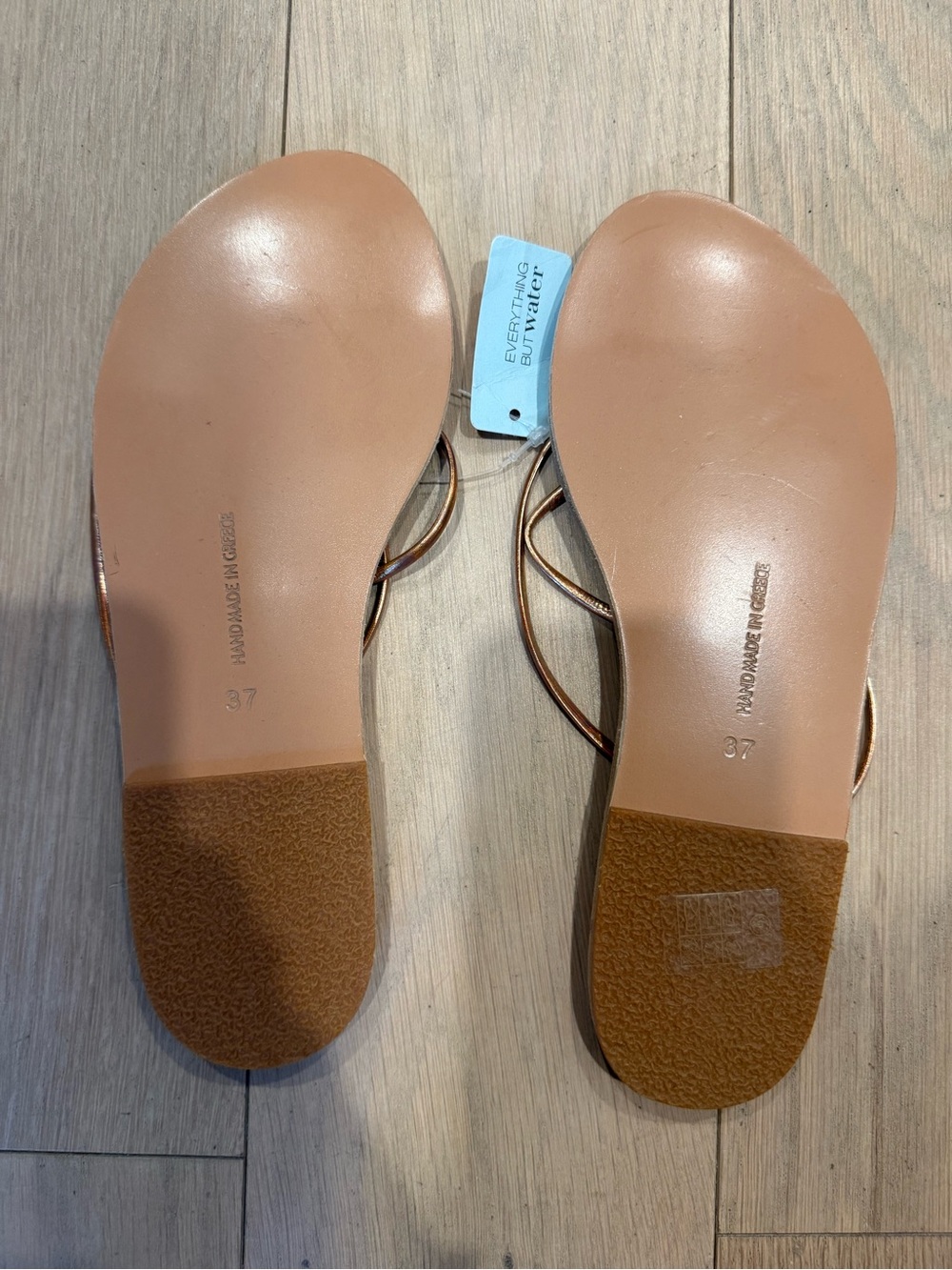 ANCIENT GREEK SANDALS Chora Rose Gold Strappy Sandals - Women - Picture 4 of 5